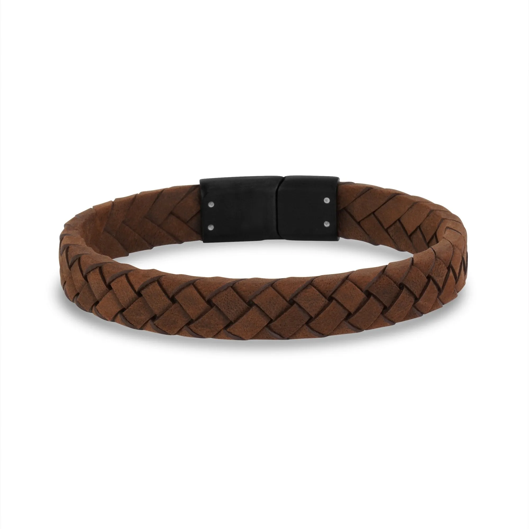 10mm Flat Leather Bracelet