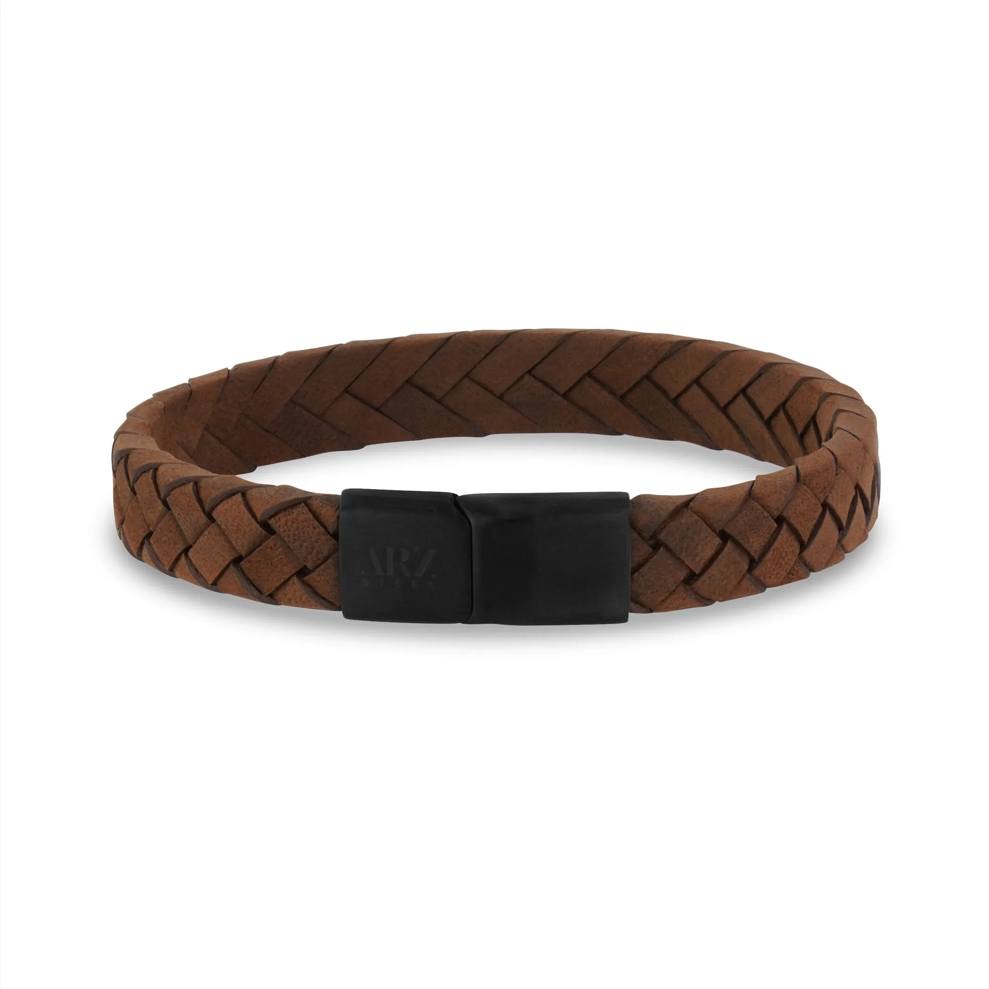 10mm Flat Leather Bracelet