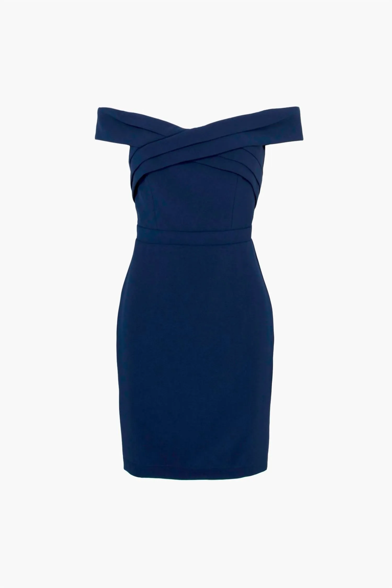 Adelyn Rae - Isla Off Shoulder Crepe Mini Dress