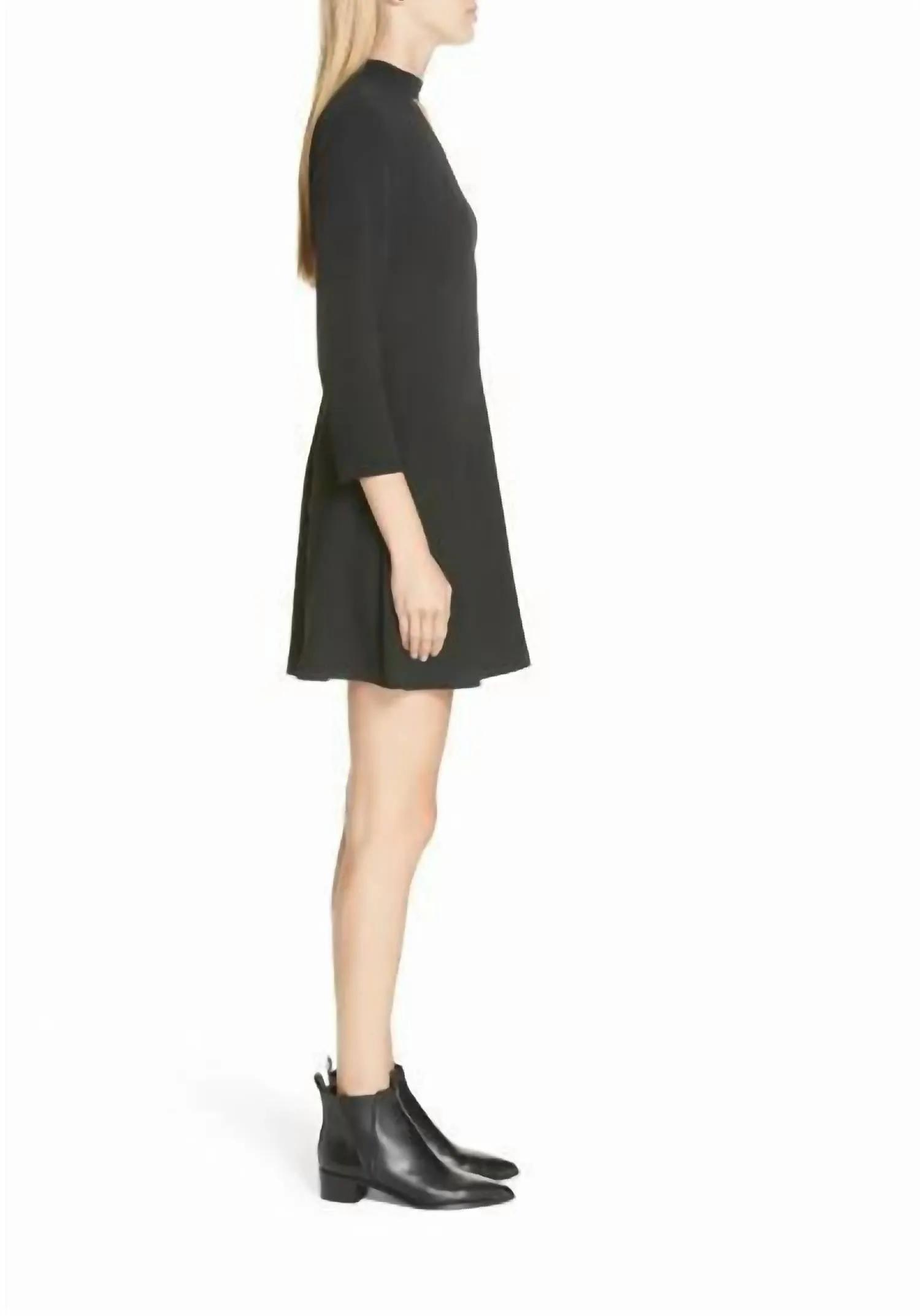 A.L.C. - Lee Cutout Stretch-Crepe Short Flare Dress