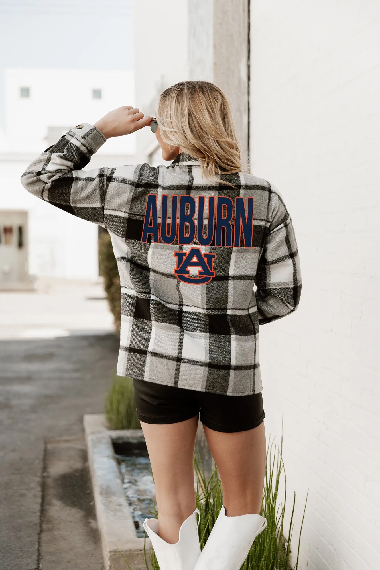 AUBURN TIGERS MAD FOR PLAID JENKINS PLAID OVERSHIRT