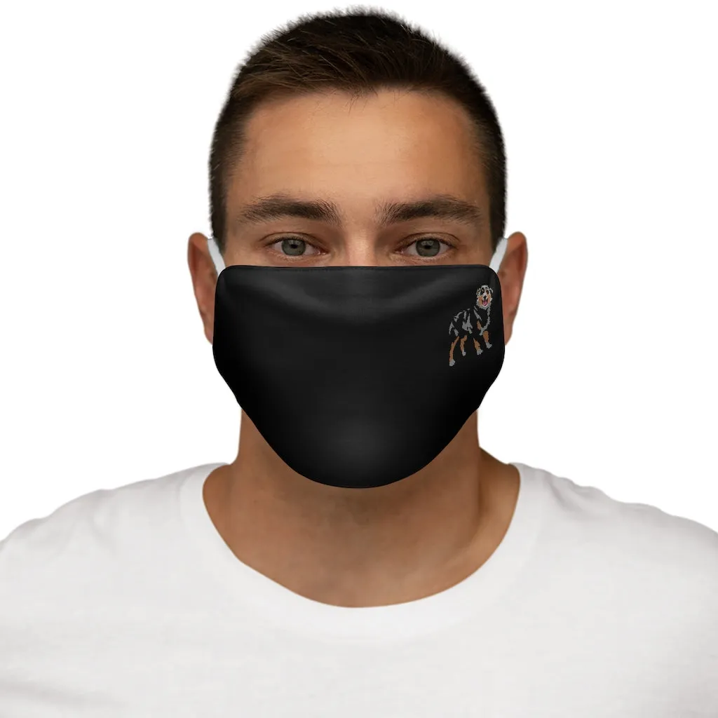 Australian Shepherd Snug-Fit Polyester Face Mask