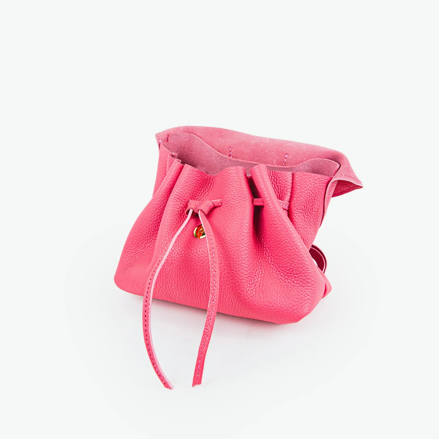 Bea Backpack - Pebbled Bubblegum
