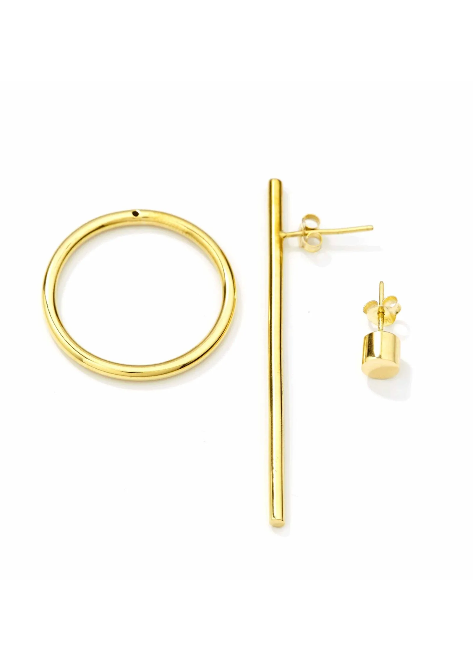 Bold Earring   Bold Ear Stud SILVER