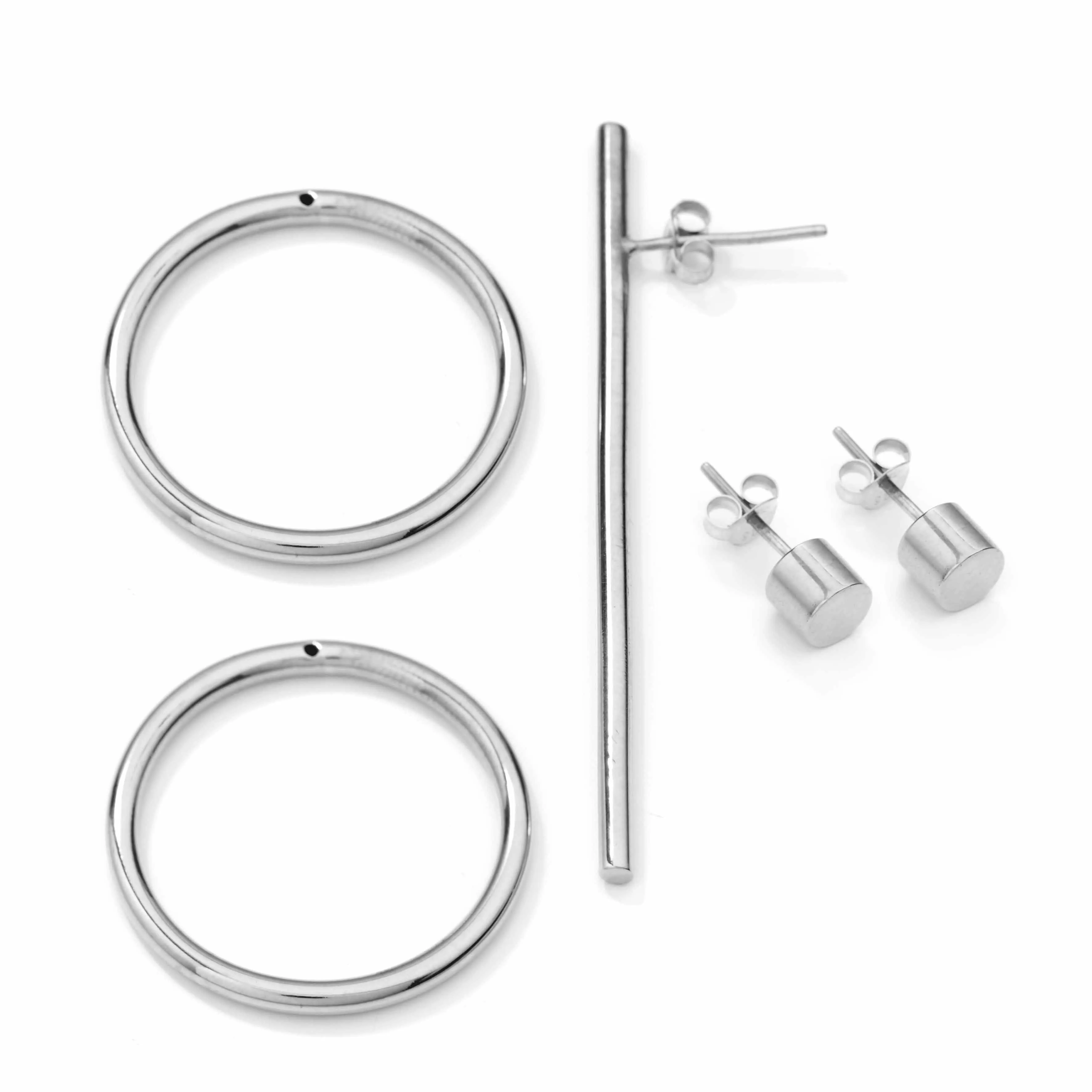 Bold Earring   Double Bold Earring