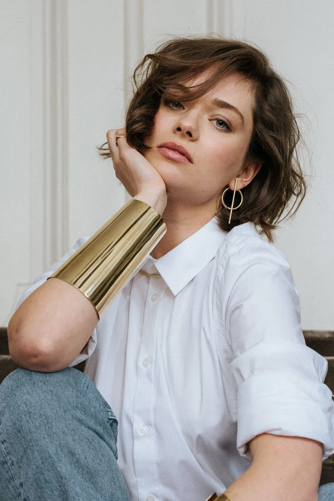 Bold Earring   Double Bold Earring