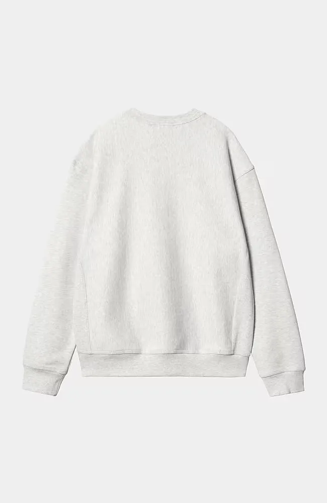 Carhartt Wip American Script Sweatshirt ash Grey