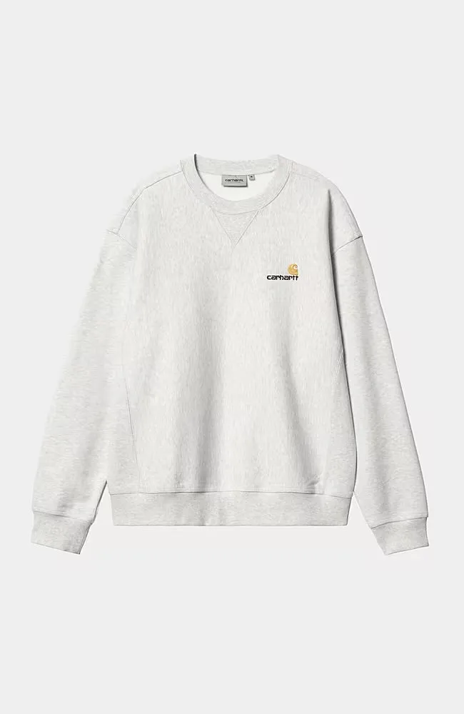 Carhartt Wip American Script Sweatshirt ash Grey