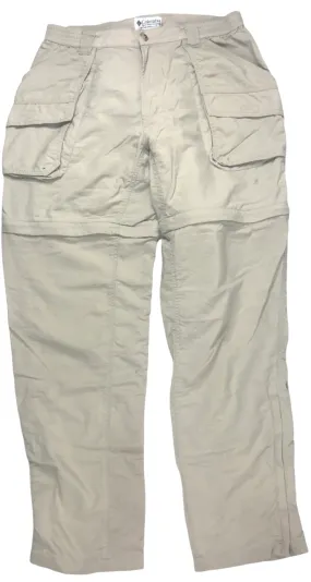Columbia Comfort  Waist Omni-shield Convertible Pants Beige Women's  (Size: L)