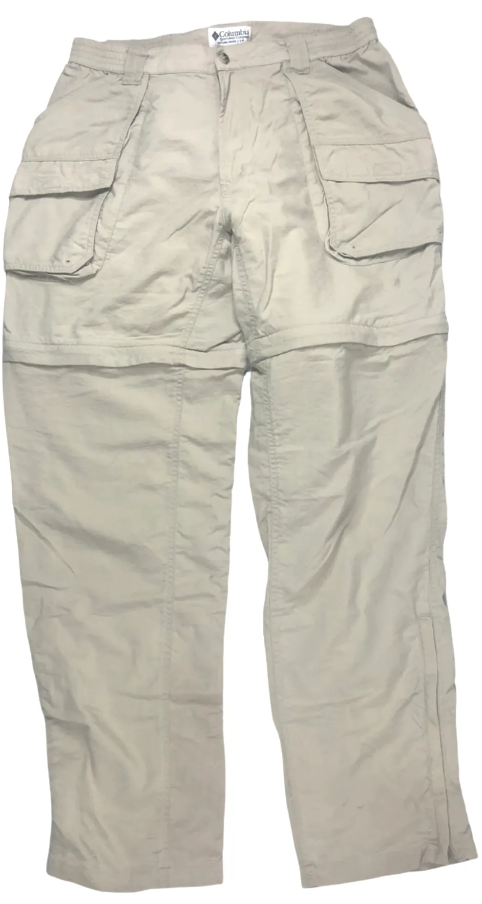 Columbia Comfort  Waist Omni-shield Convertible Pants Beige Women's  (Size: L)