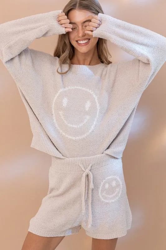 Cozy Pink Soft Top with Shorts Set