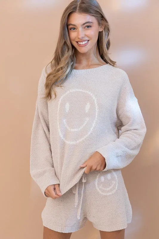 Cozy Pink Soft Top with Shorts Set