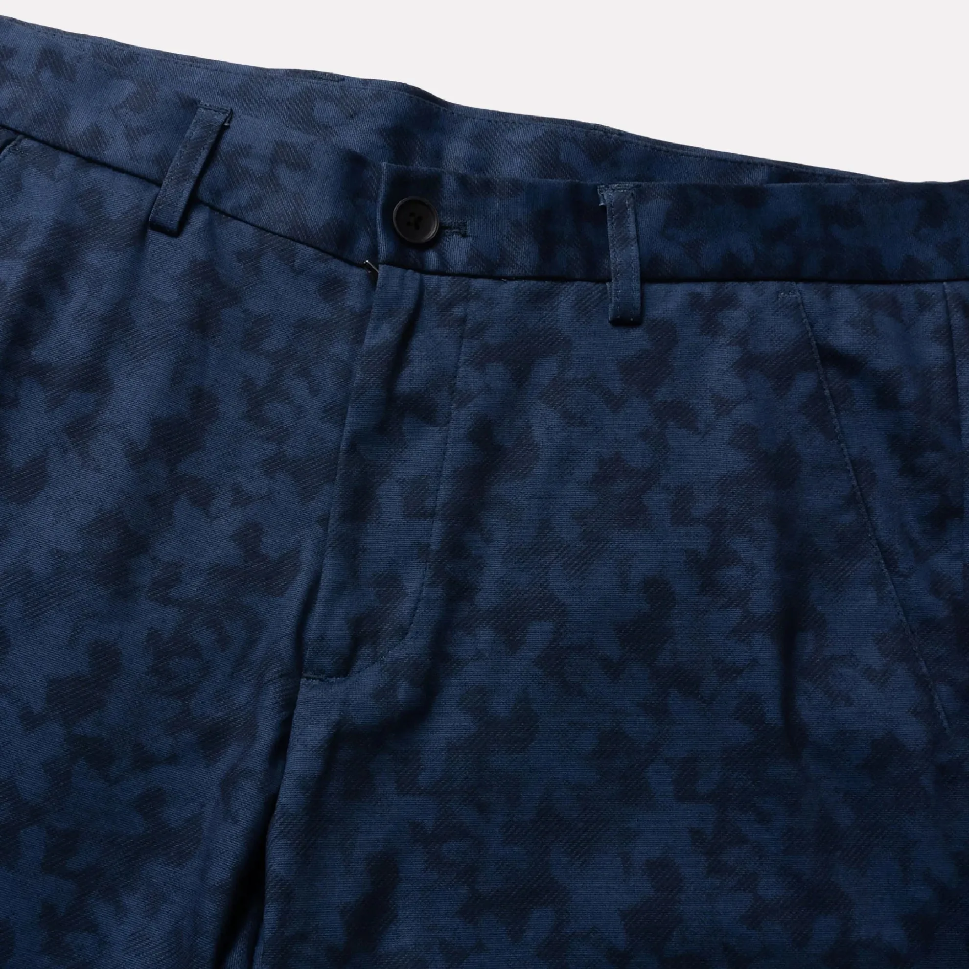 Fauna Printed Casual Short / Navy