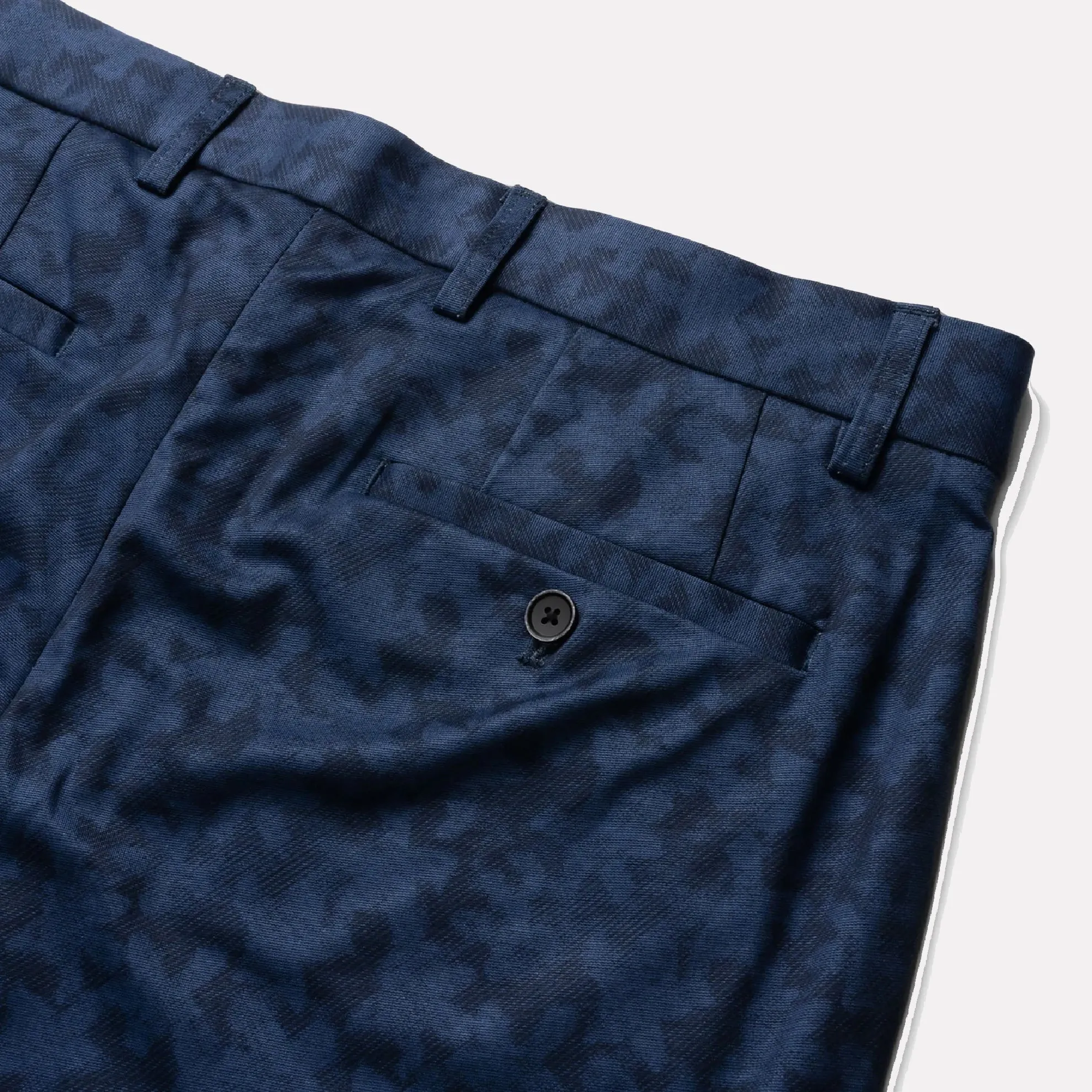 Fauna Printed Casual Short / Navy