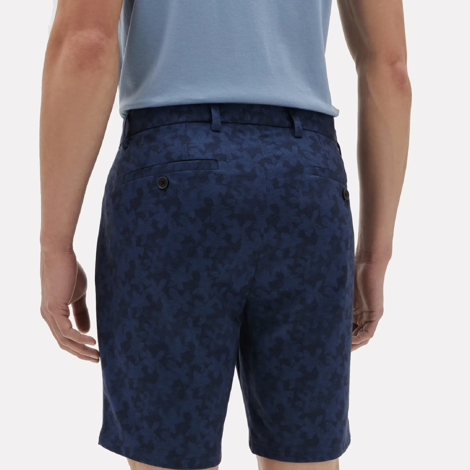 Fauna Printed Casual Short / Navy