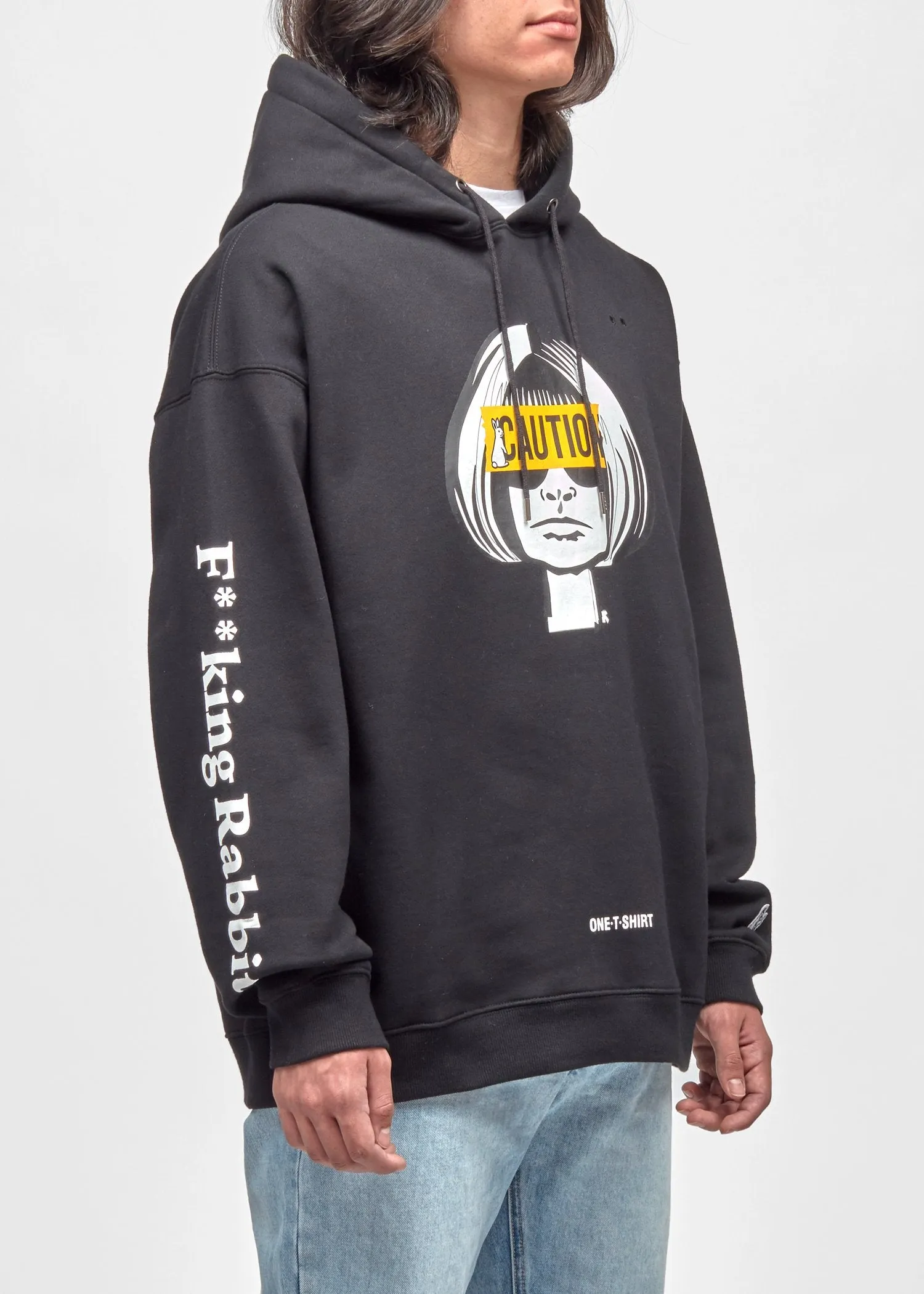 FXXCKING RABBITS: ANNA HOODIE [BLACK]