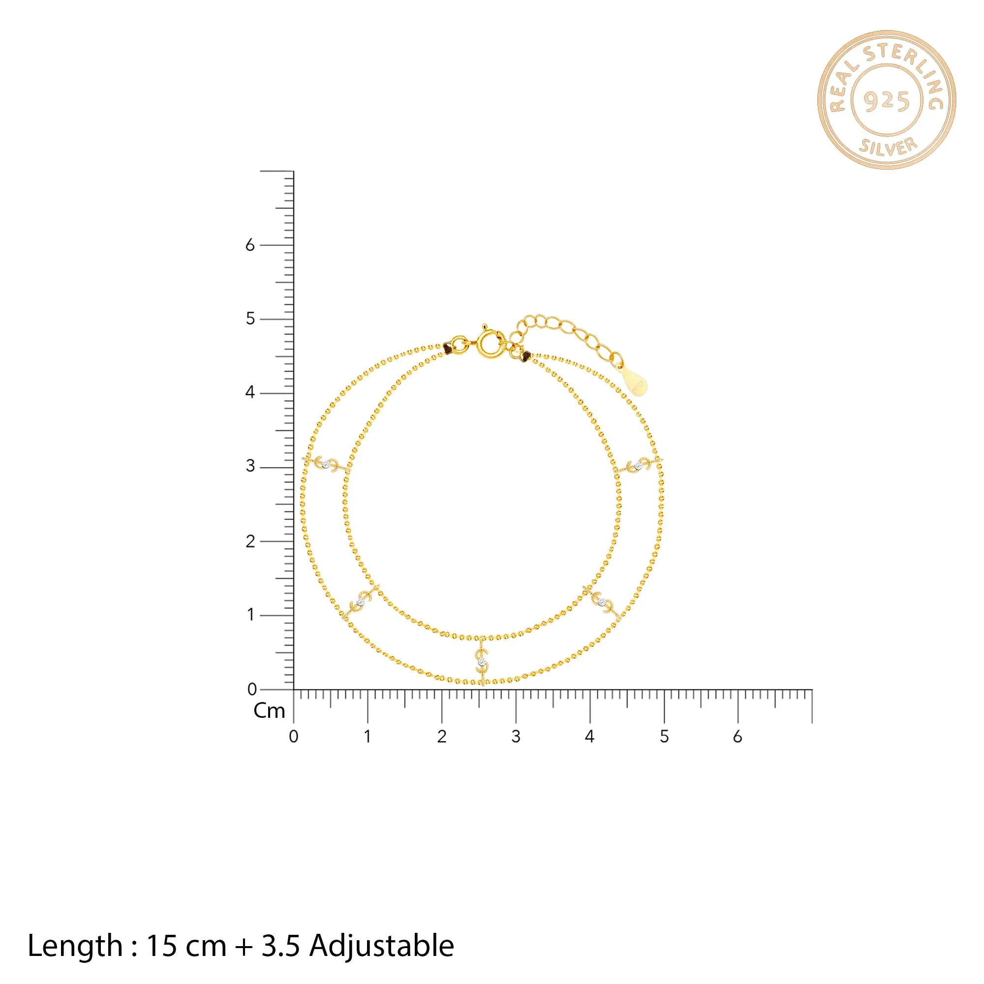 Golden Gutsy Statement Bracelet