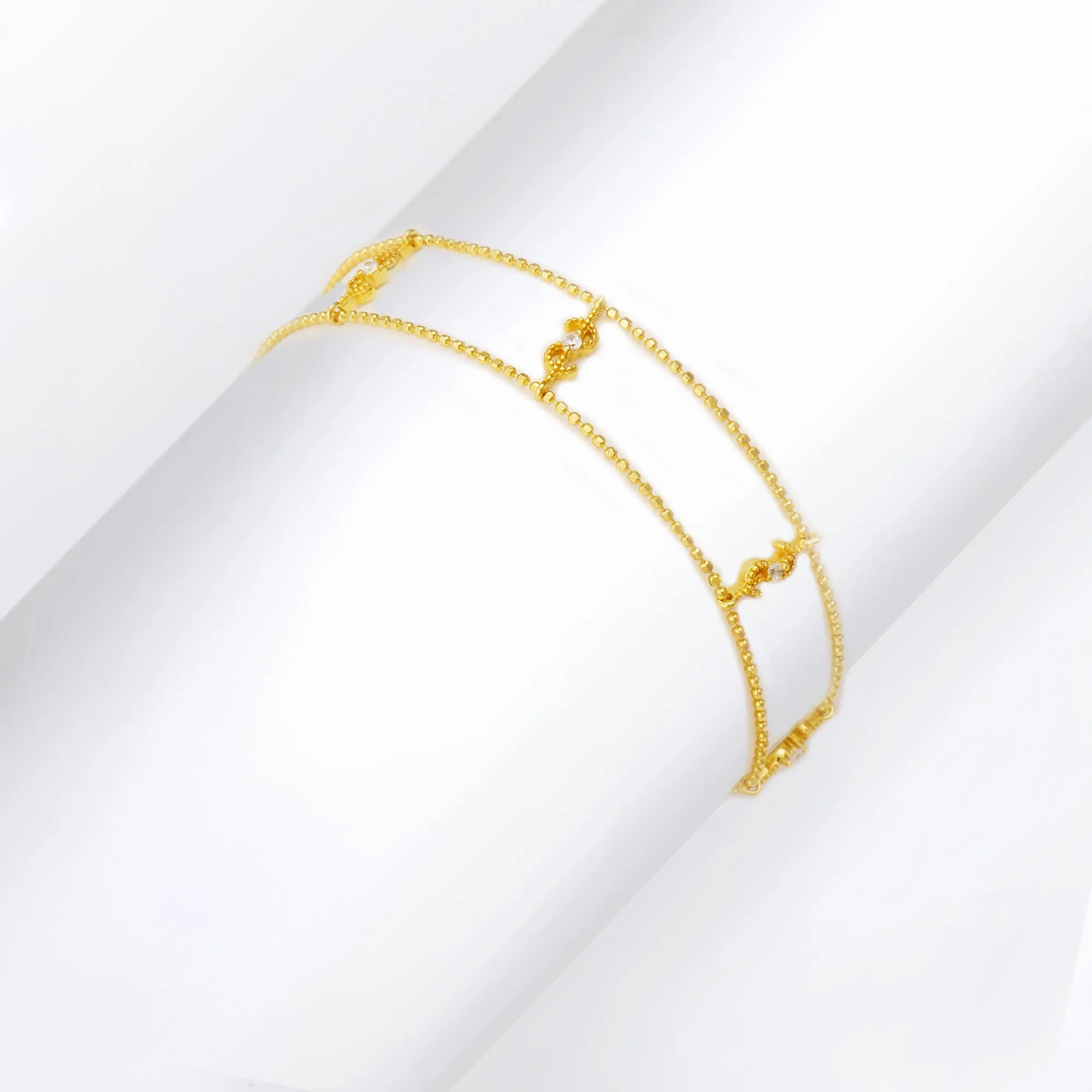 Golden Gutsy Statement Bracelet