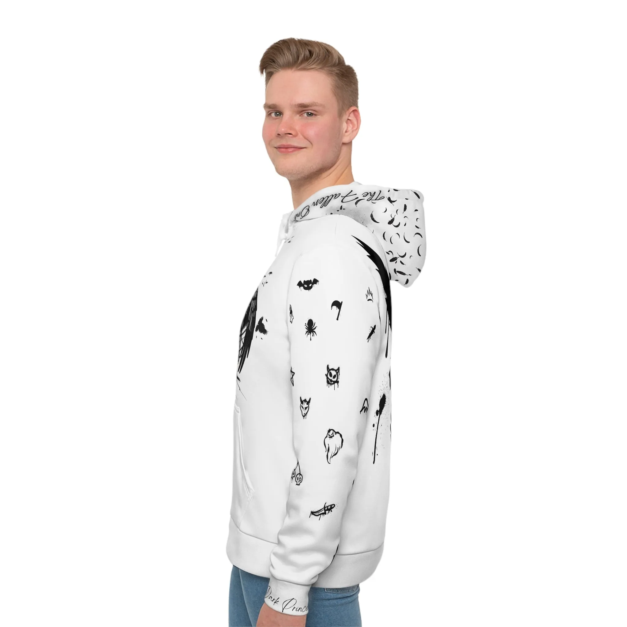 Hoodie - Lucifer Morningstar Design - Horror Halloween Skeleton Wish design
