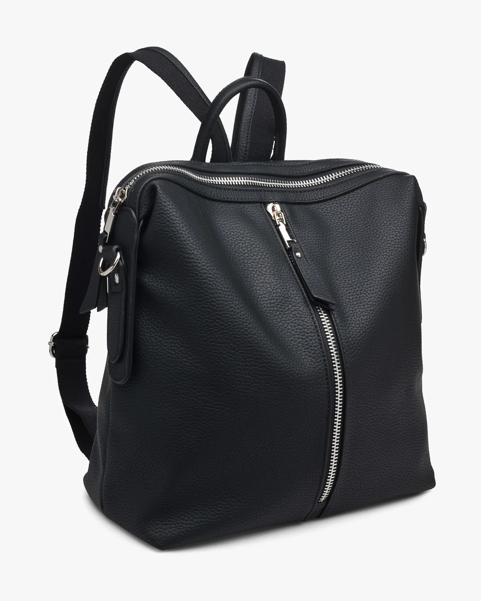 Kensie Faux Leather Backpack | Black