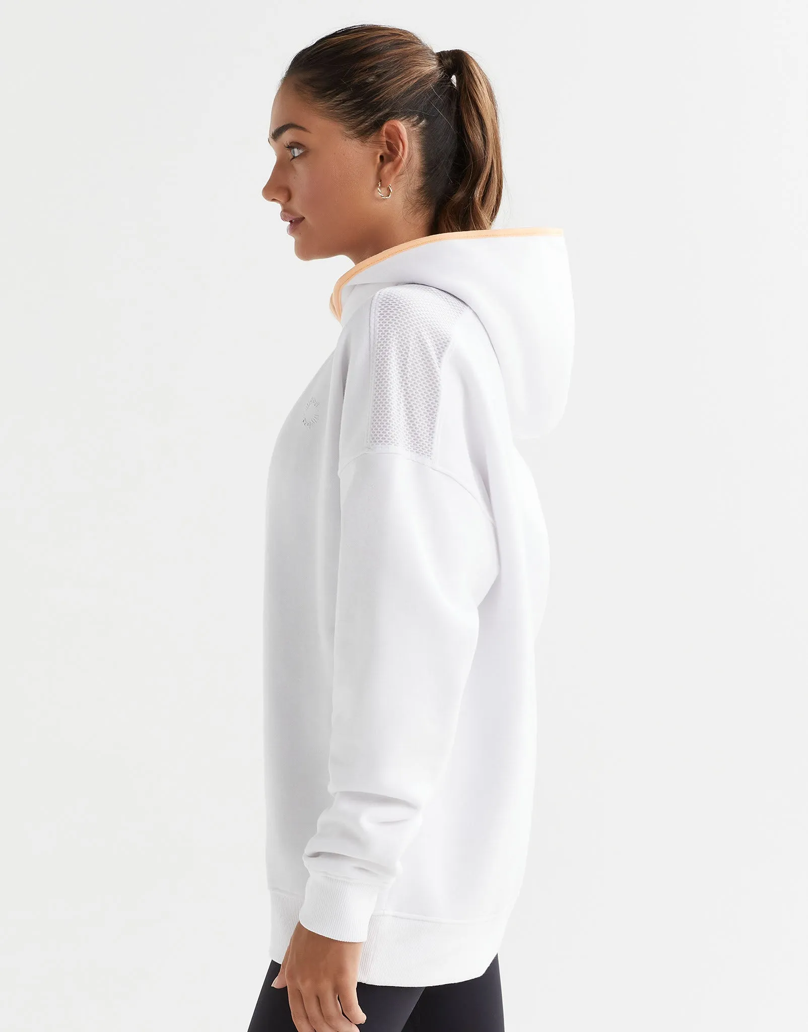 Lucy Hooded Sweat - White