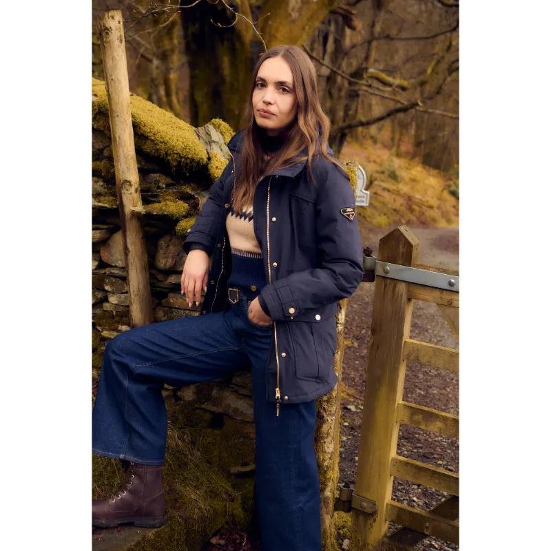 Musto x Fairfax & Favor Odyssey Primaloft Ladies Waterproof Jacket - Deep Well