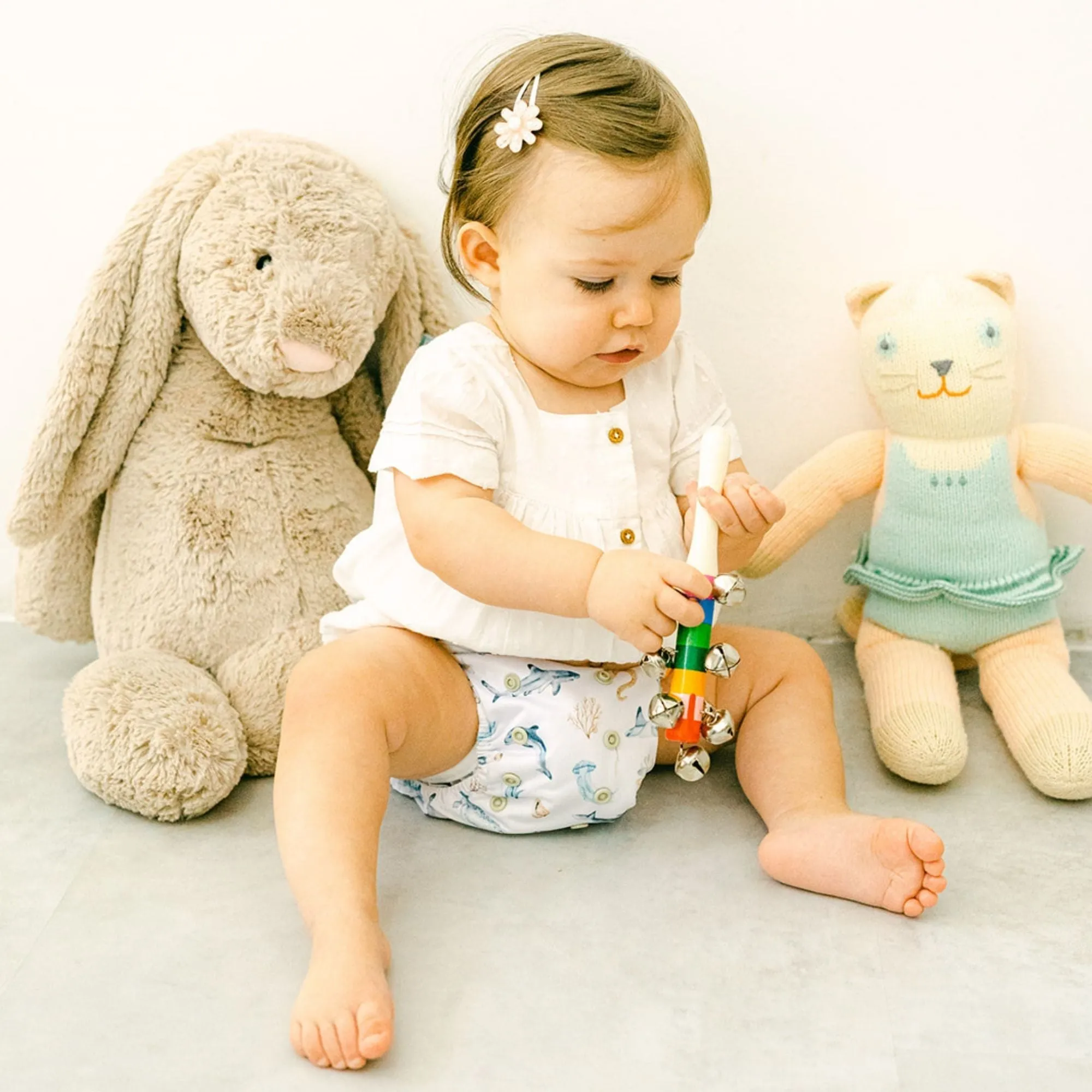 One Size Cloth Diapers 3-Pack Nature Collection - Just Keep Swimming