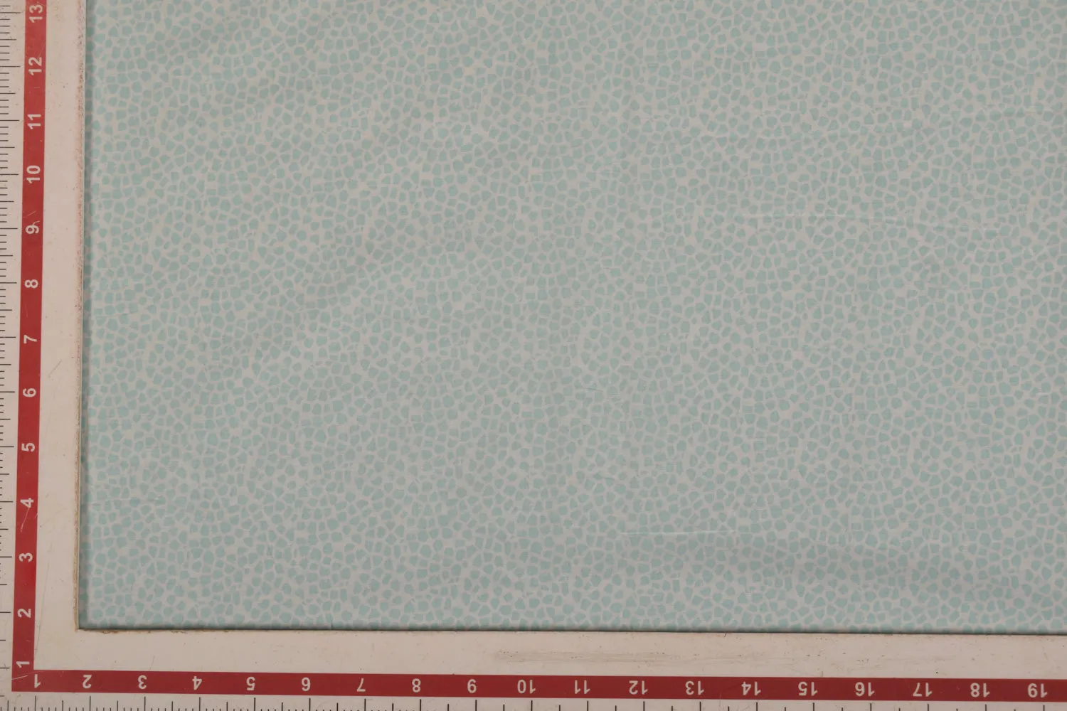 Precut 1 Metre Light Blue Printed Cotton Poplin Fabric