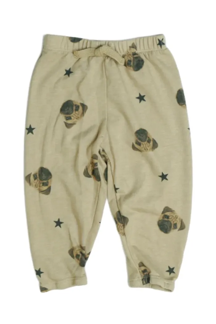 Pug Print Athletic Sweat Pant
