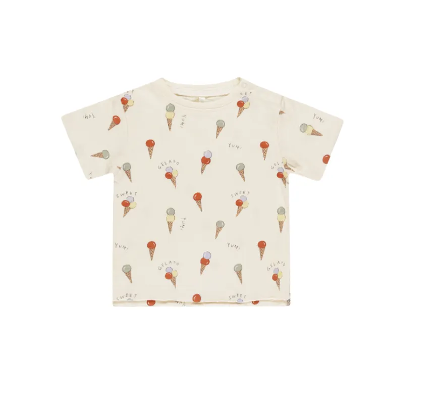 Raw Edge Tee - Gelato