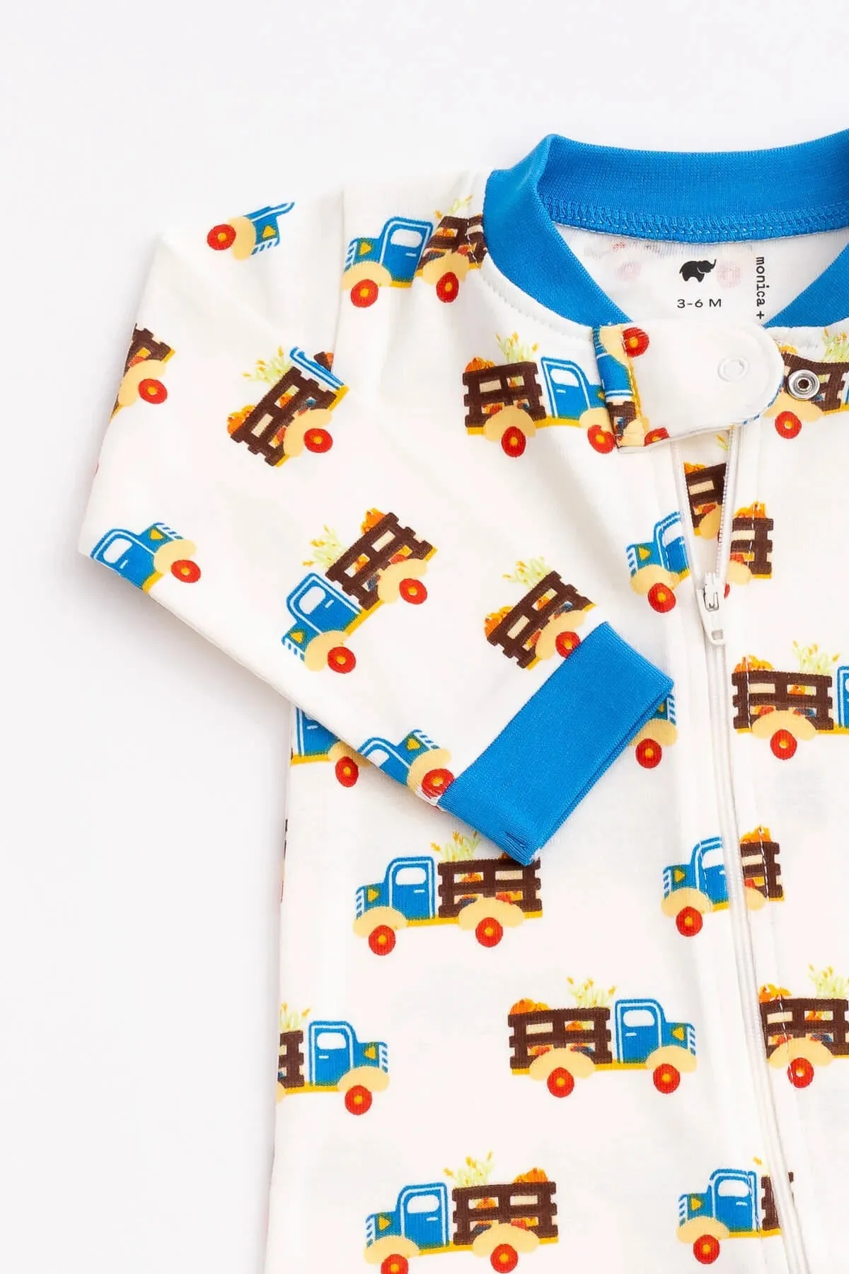 SALE - One-Piece Baby Pajamas_Harvest Truck
