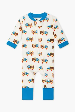 SALE - One-Piece Baby Pajamas_Harvest Truck