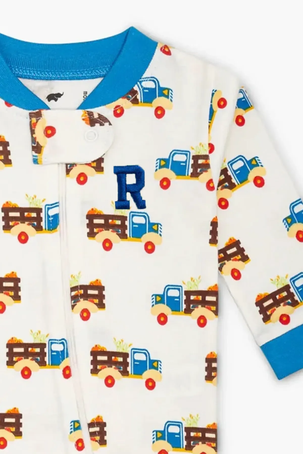 SALE - One-Piece Baby Pajamas_Harvest Truck