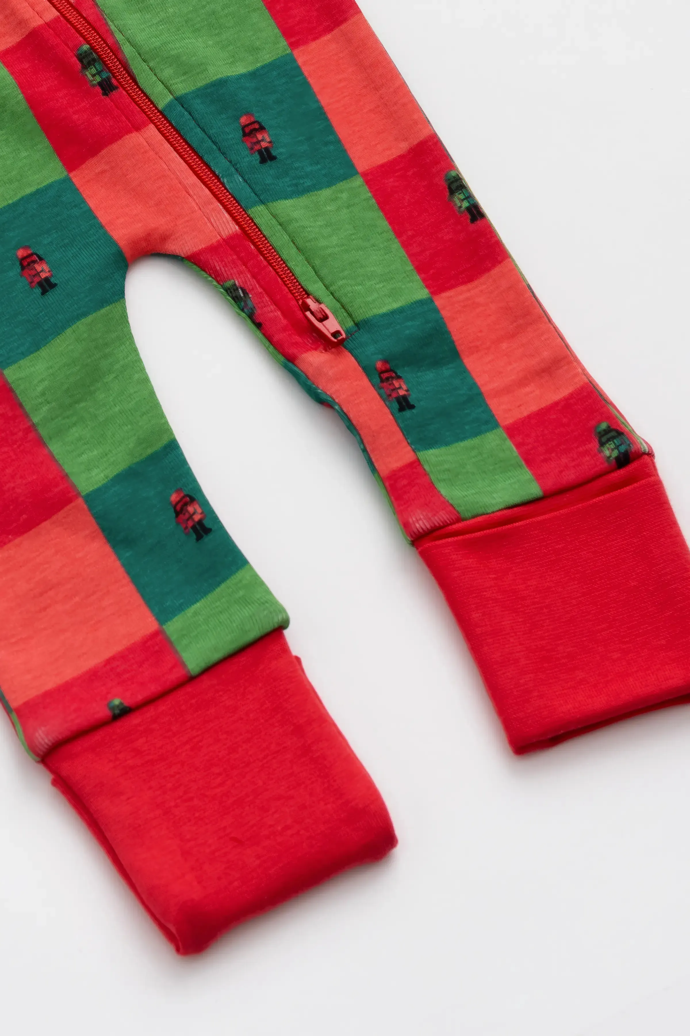 SALE - One-Piece Baby Pajamas_Nutcracker Checkerboard
