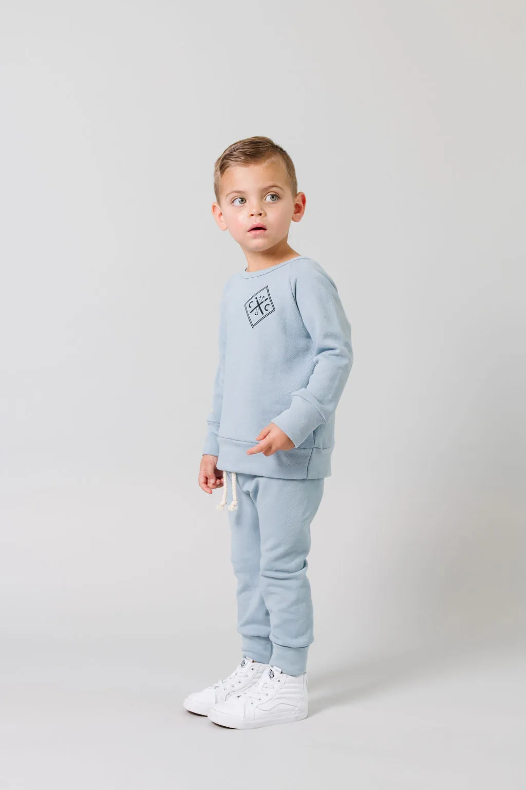 skinny sweats CO- carolina blue