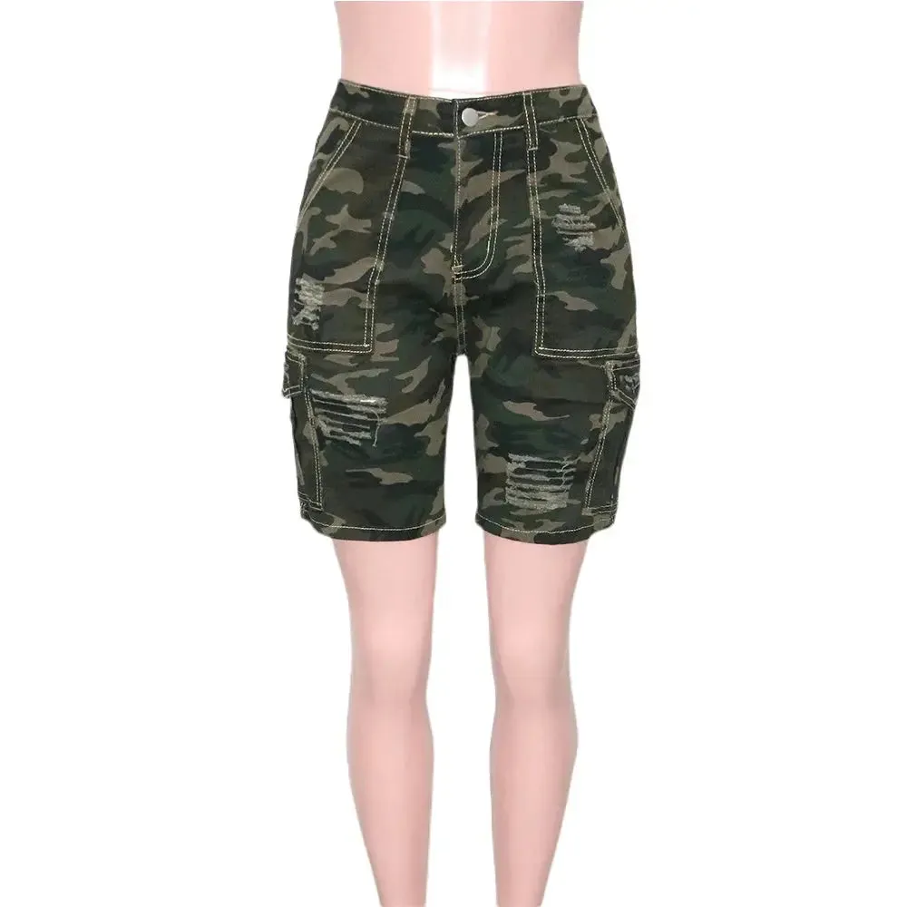 Trendy Mid Waist Shorts for Women