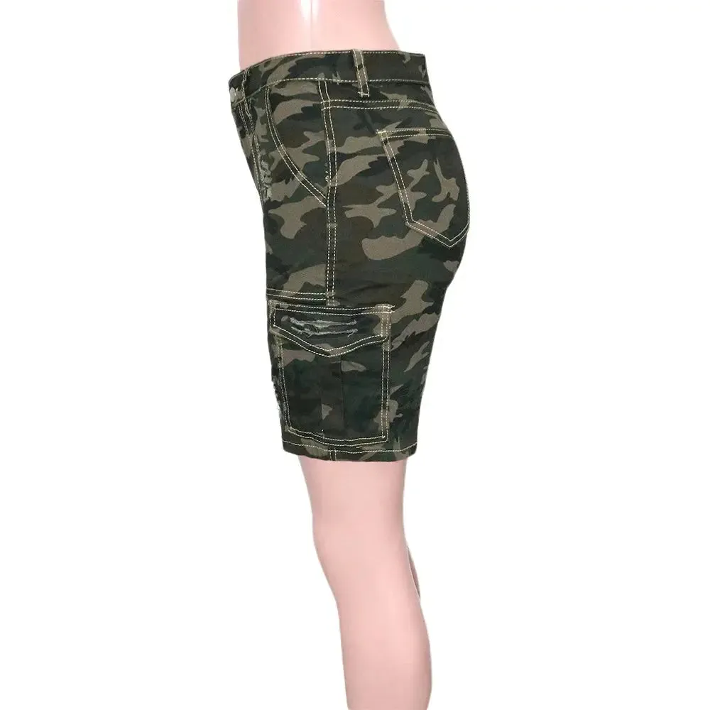 Trendy Mid Waist Shorts for Women