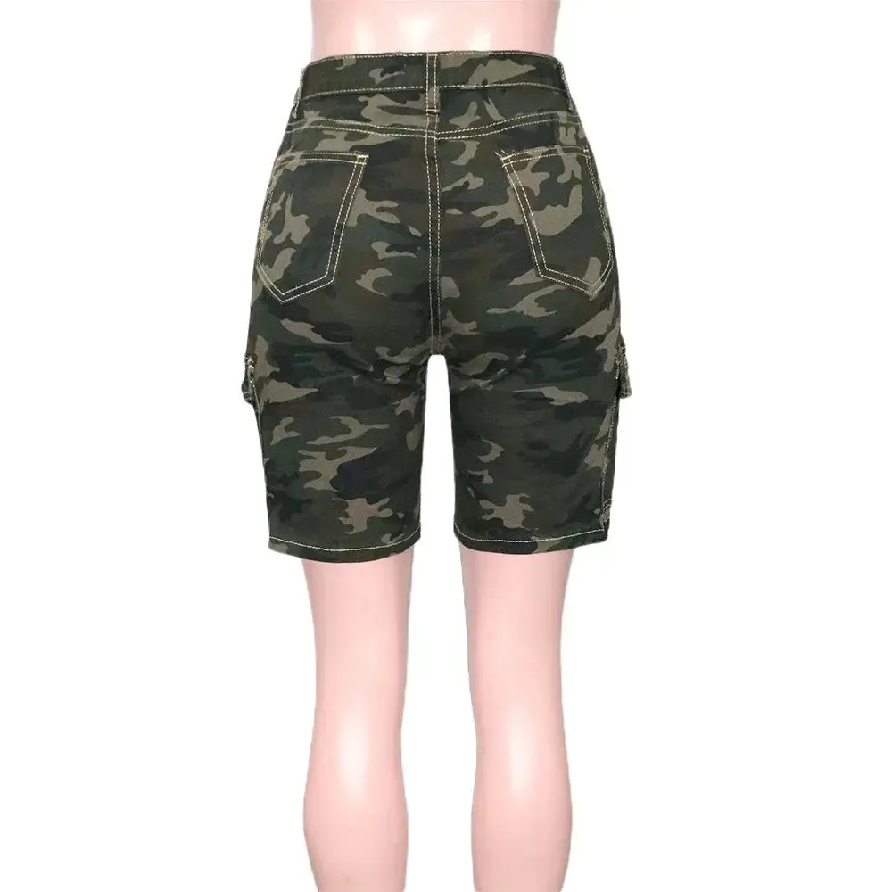 Trendy Mid Waist Shorts for Women