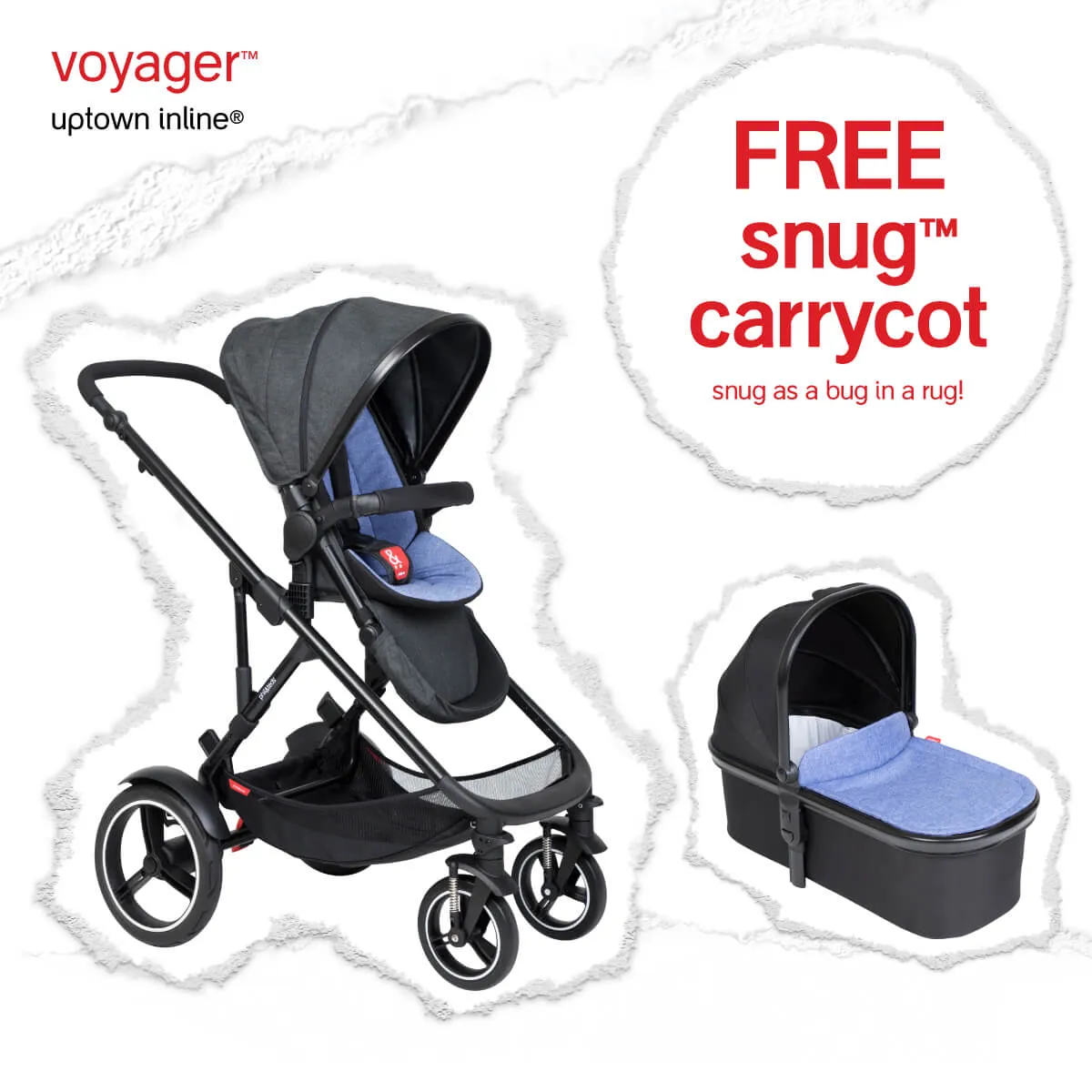 voyager™ & snug™ carrycot