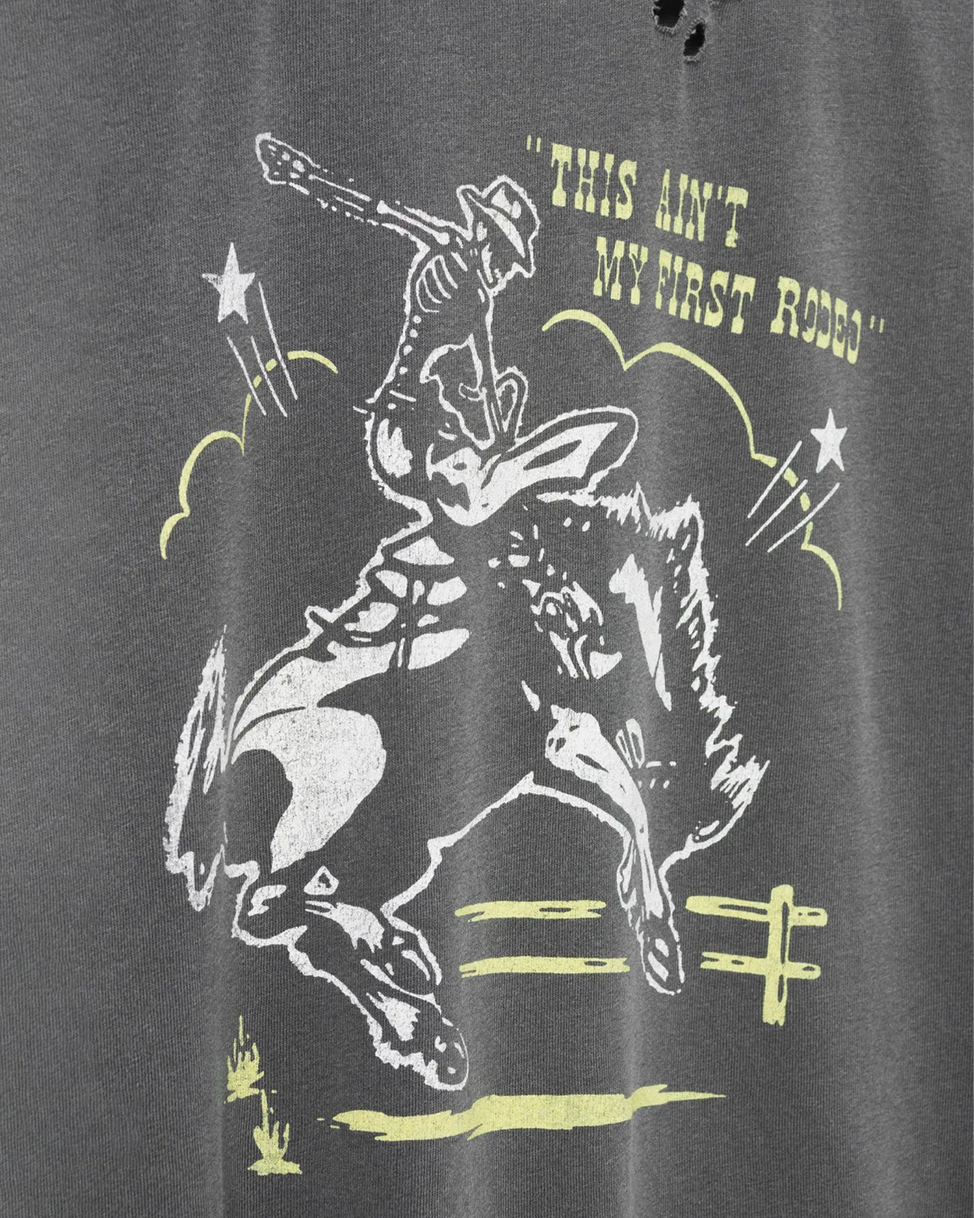 Women's Aint My First Rodeo Vintage Destroy Tee