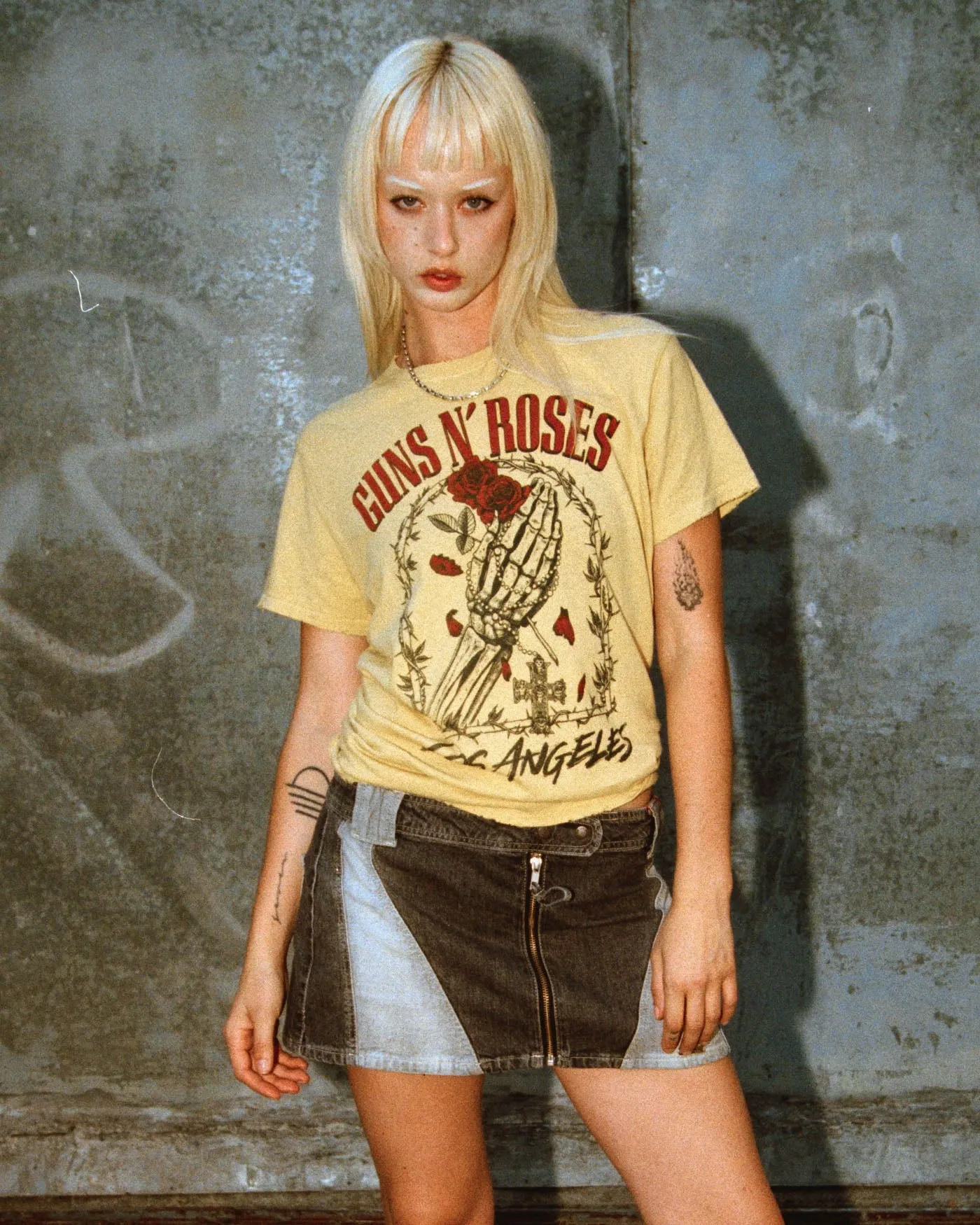 Women's Guns N' Roses Los Angeles Vintage Tee