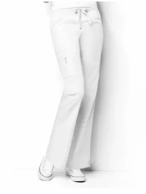 WonderWink Origins Women's Romeo Cargo Scrub Pant | White