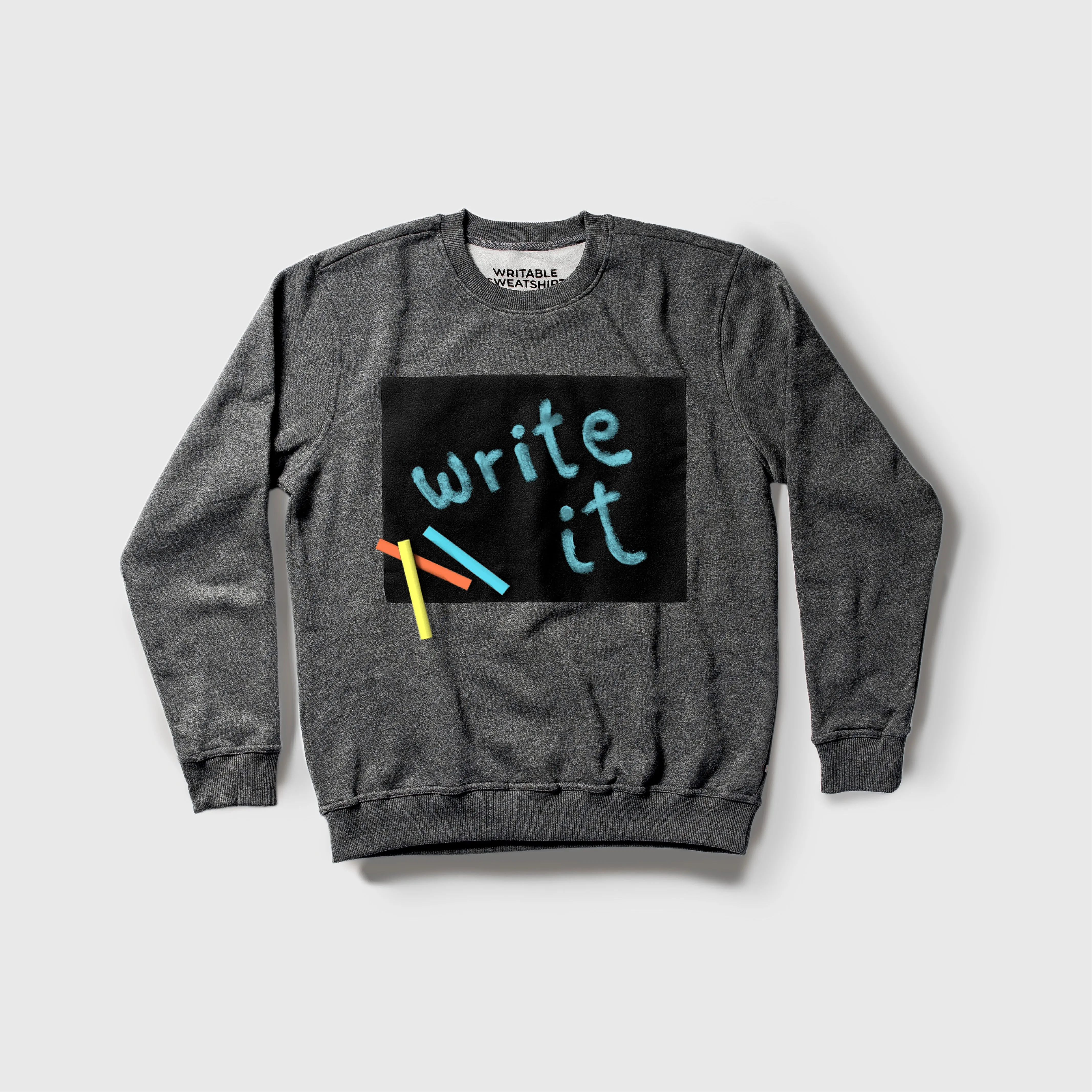writable sweatshirt BLOCK
