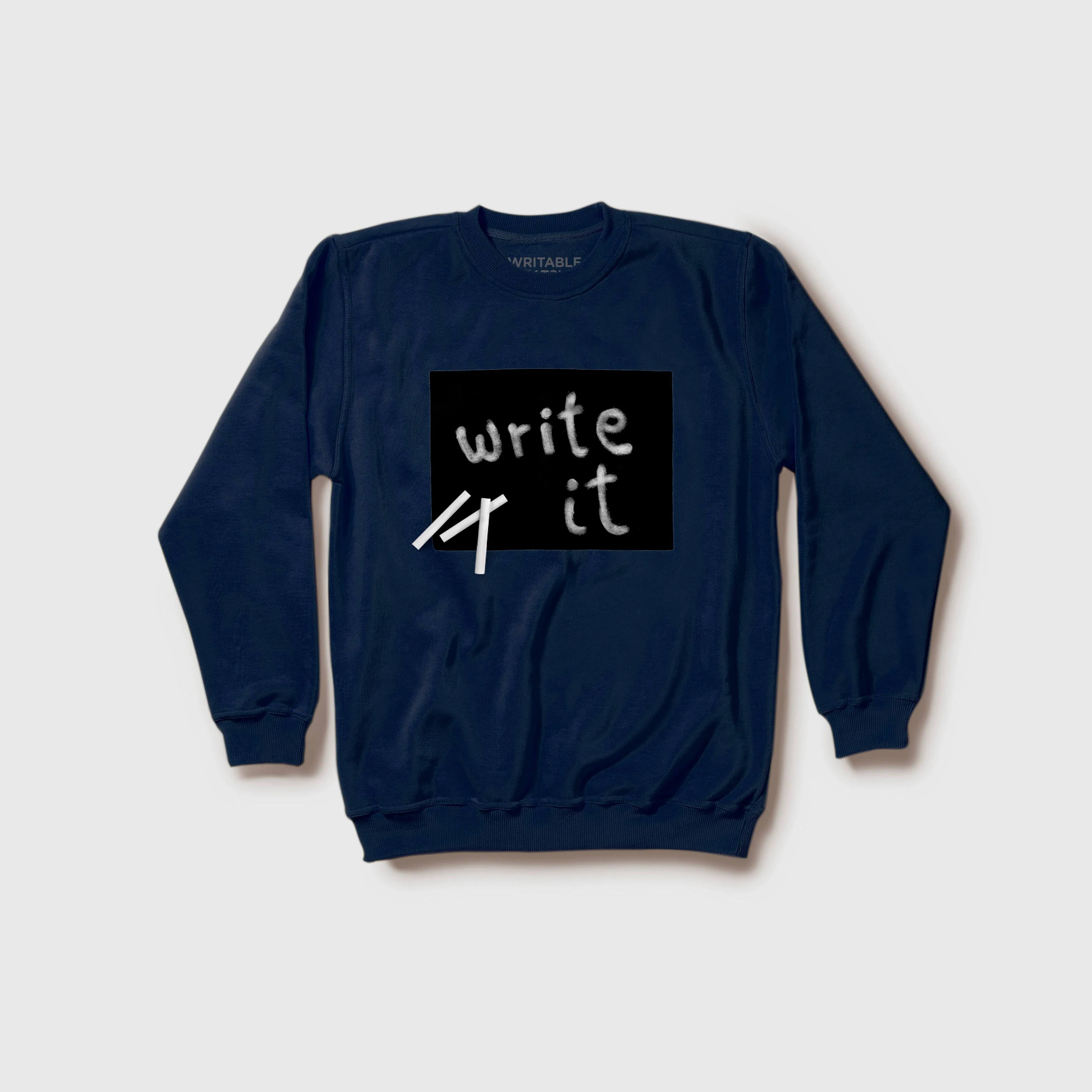 writable sweatshirt BLOCK